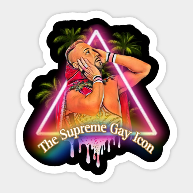 Supreme Gay Icon Palm Neon Sticker by The Fabulous KiKi Roberts 